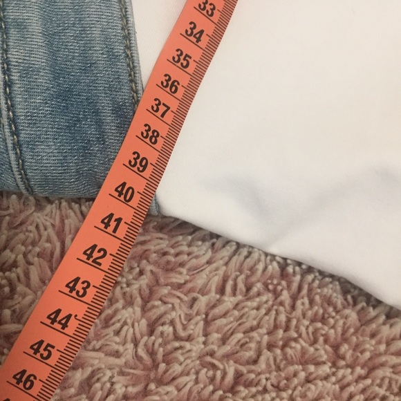 NWT RIPE womens S maternity denim shorts light wash over tummy waistband stretch - Picture 14 of 16